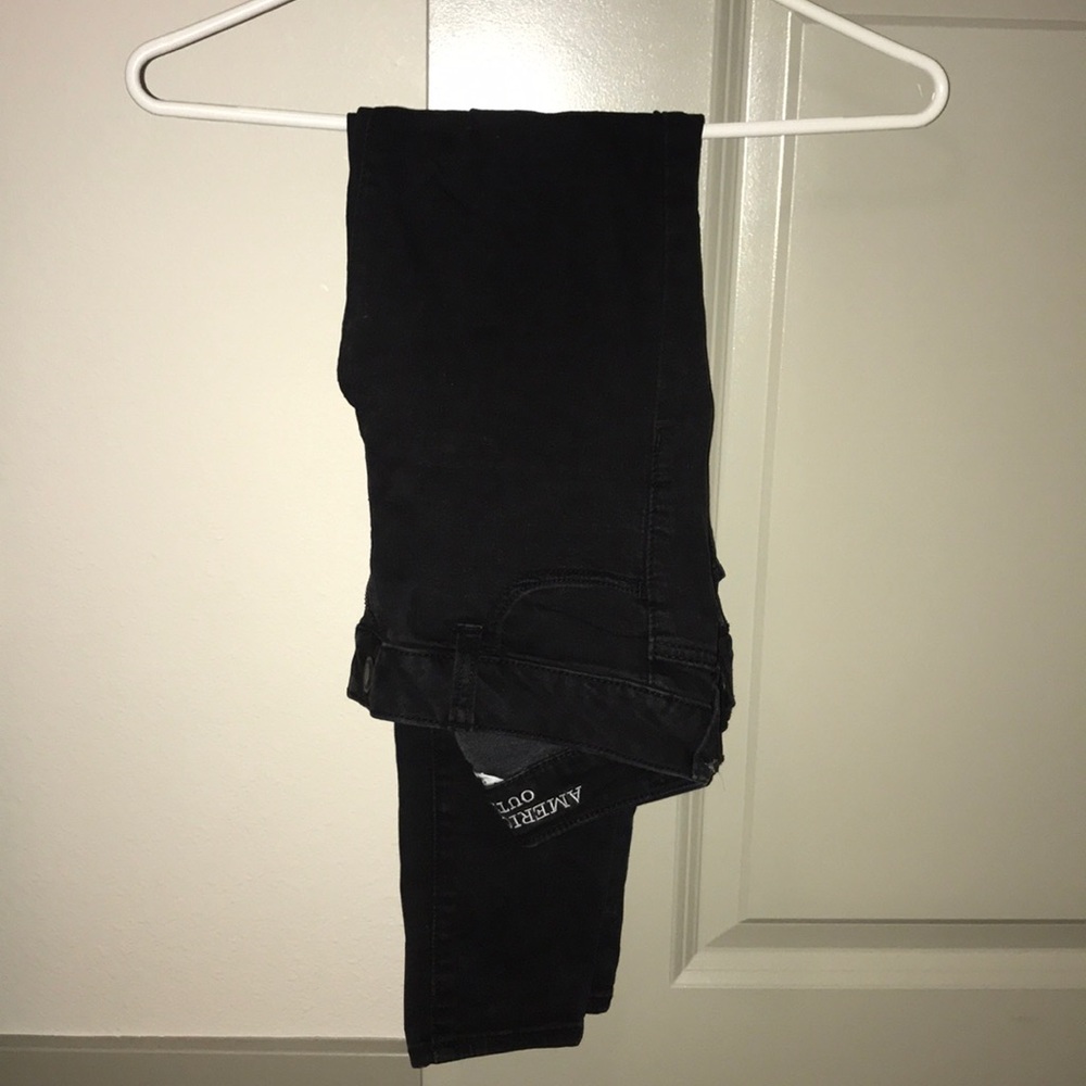 American Eagle Super Stretch Black Jeggings